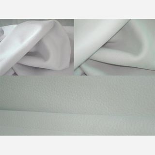 white cow crust leather